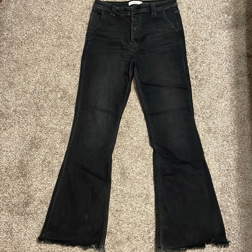 Kancan ultra high rise flare jeans